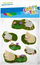 Ornamente dekorative vetëngjitëse prej ndjere CRAFT WITH FUN Sheep 531805, 6 copë, shumëngjyrëshe