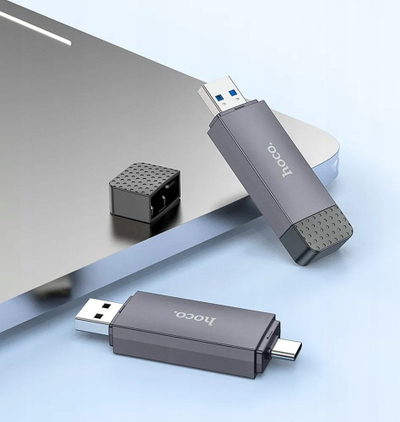 Lexues kartash Hoco HB45, USB 2.0 USB C, SD TF, i zi