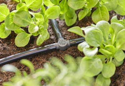 Pjesë lidhëse T për sistem ujitje Gardena Micro Drip 4.6 mm, e zezë