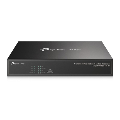 Videorekorder rrjeti TP-Link VIGI NVR1004H-4P, 4 kanale, 4K, i zi