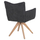 Kolltuk ngrënieje Quill 61x57,5x91Hcm (HM9843.03), gri