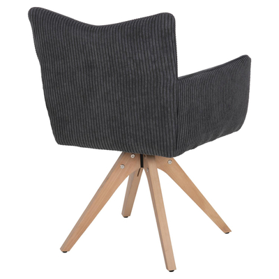 Kolltuk ngrënieje Quill 61x57,5x91Hcm (HM9843.03), gri