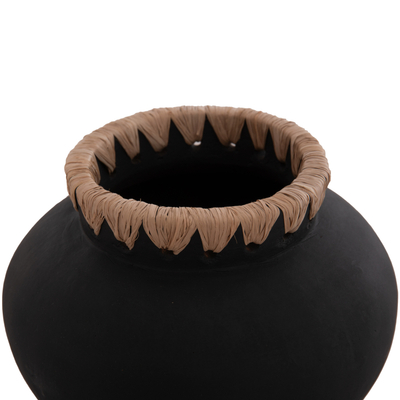 Vazo dekorative Renton S Φ23x19Hcm (HM4733), zezë