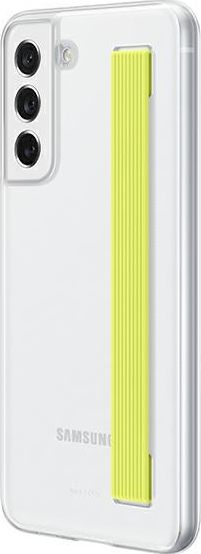 Mbulesë telefoni Samsung Slim Strap Cover, për Galaxy S21 FE, e bardhë