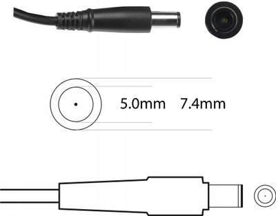 Adapter karikimi RDY Green Cell AD07RDYV2, 65W 19.5V, për Dell Latitude, i zi