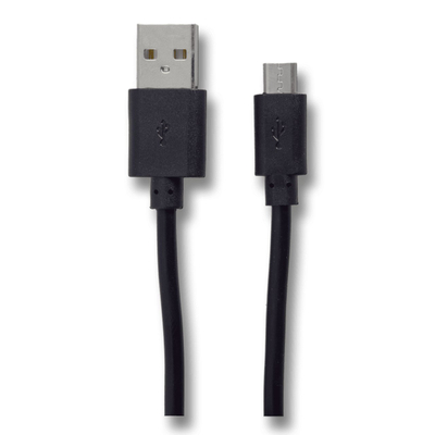 Kabllo USB 2GO USB A në microUSB, 1 m, e zezë