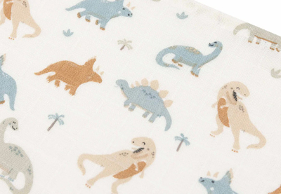 Pelena Muslin Roarsome 70x70cm, 3 copë