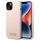 Mbulesë telefoni Guess për iPhone 14 6.1", silikoni, rozë