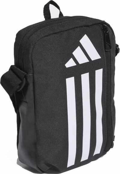 Çantë shpatulle adidas Essentials Training HT4752, me rrip që e rregullon vetë, me logo të madhe, e zezë