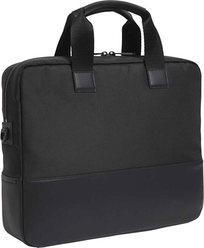 Çantë laptopi për meshkuj Calvin Klein, e zezë