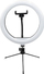 Dritë unazë Powerton WPRL1RGB, 10\", LED RGB, me tripod