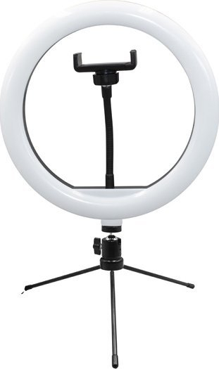 Dritë unazë Powerton WPRL1RGB, 10\", LED RGB, me tripod