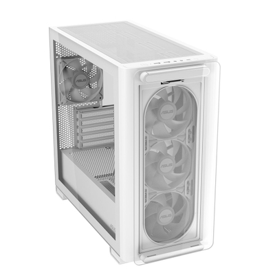Kutia PC ASUS A23 PLUS Mid Tower, ARGB, e bardhë