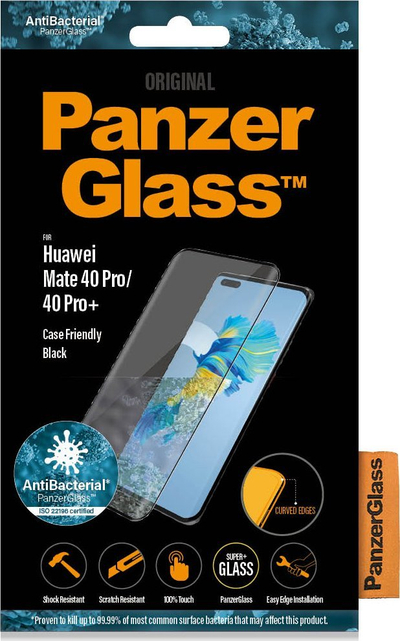 Xham mbrojtës PanzerGlass 5382 për Huawei Mate 40 Pro, xham i temperuar, transparent