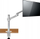 Крака за монитор Spire Arm Basic, 27", монтажа на маса, сребрено-бел