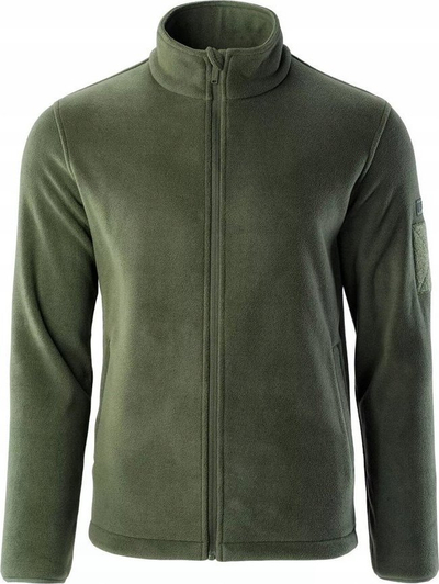 Polar Magnum Essential Microfleece, me zinxhir komplet, mikrofleece, i gjelbër