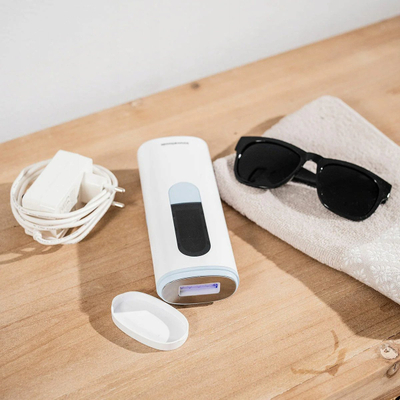 Pajisje depilimi IPL InnovaGoods Kulepil me ftohje, me dorë edhe automatike, e bardhë blu