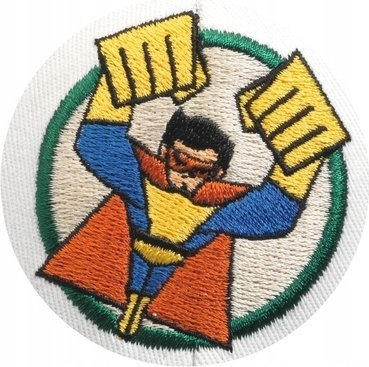 Детска капа Djeco Superheroes, памук, прилагодлива големина, повеќебојна