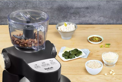 Robot kuzhine Tefal Wizzo QB319838, 1000W, enë 4L inoks, i zi