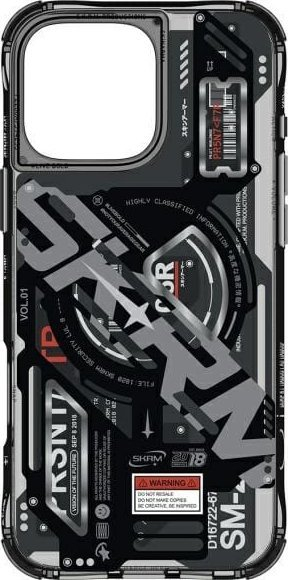 Mbulesë telefoni Skinarma Ekho për iPhone 16 Pro Max 6.9", me karikim magnetik, bardh e zi