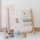 Рафт за книги за деца 3 Sprouts Recycled Book Rack, 62cm, рециклиран полиестер, крем терацо