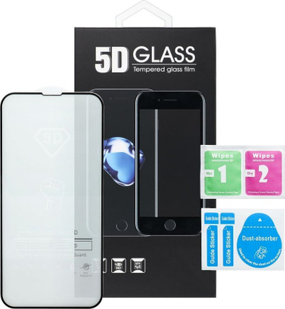 Xham mbrojtës 5D për ekranin e Xiaomi 14, tempered glass, transparencë 100%