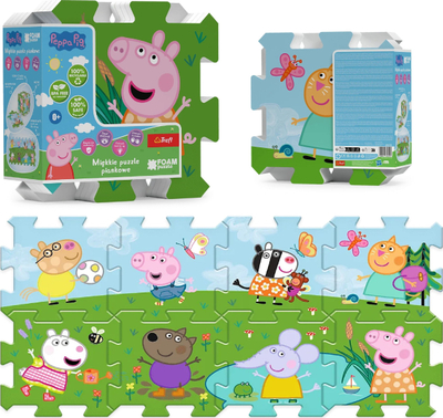 Puzzle shkumë Trefl Peppa Pig, 8 pjesë, shumëngjyrëshe