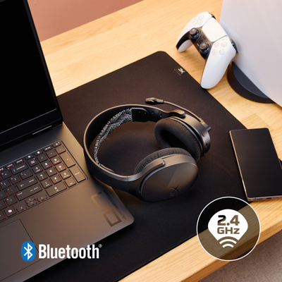 Kафејќи за гејминг HyperX Cloud Jet, безжични, Bluetooth 5.3, црни