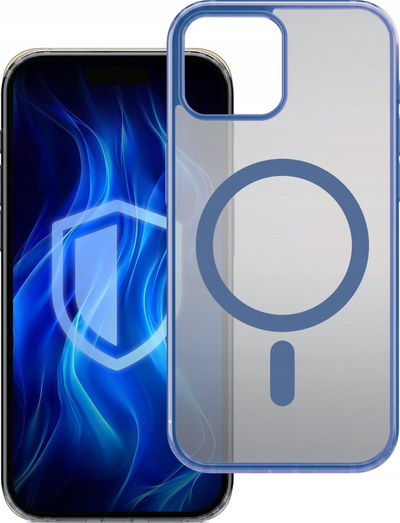 Mbrojtëse telefoni 3mk Frosty MagCase, për iPhone 12 12 Pro, MagSafe, blu