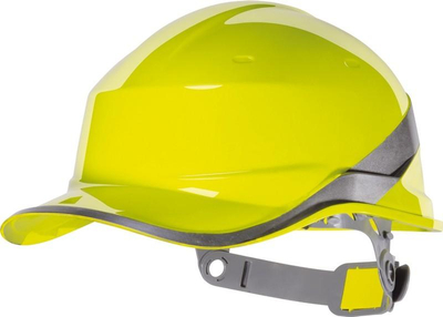 Helmeta sigurie Delta Plus Diamond V ABS, izolim elektrik, unisex, e verdhë fluoreshente