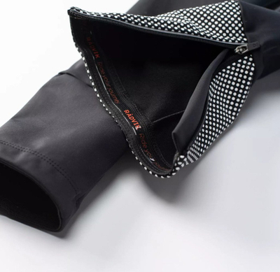 Pantallona çiklizmi Radvik Union BV Pants W, për femra, kundër erës, të zeza