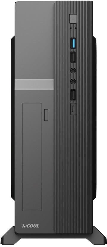Куќиште за компјутер 1stCOOL COMPACT 1, Micro Tower, USB 3.0 USB C, црно