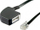 Kabllo telefoni Wentronic Goobay 68584, TAE-U në RJ-11 RJ-14, 20 cm, e zezë