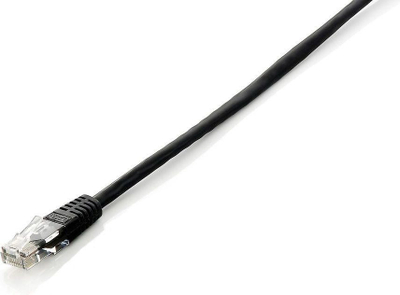 Kabllo Equip RJ-45 / RJ-45 cat.6 U / UTP (625455), 7.5m, e zezë