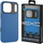 Mbrojtëse telefoni YAXO Leather Gear Slim Case për iPhone 17 Pro Max, MagSafe, Blu Elektrike