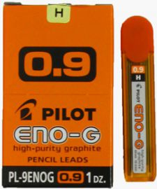Mina grafiti Pilot Eno G, 0.9 mm, fortësi H, gri