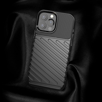 Mbulesë telefoni Thunder Case për iPhone 13 Pro Max, TPU e fortë, antirrëshqitëse, jeshile