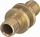 Lidhës i drejtë bronzi Tece Straight 706040, 40 x 40mm, për tubacione