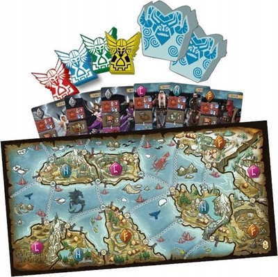 Zgjerim loje bordi GALAKTA Small Epic Vikings Ragnarok, strategji, për 1 deri 4 lojtarë