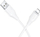 Kabllo USB Hoco X124, USB A në Lightning, 27W, 1m, e bardhë