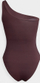 Kostum banje për goca 4F 4FSS23USWSF027, njëpjesësh, kafe