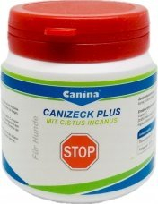 Tableta suplement për qen Canina Canizeck Plus, kundër rriqrave, kavanoz