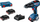 Berbil goditës me bateri Bosch GSB 18V-50, brushless, set 3 bateri 18V 2.0Ah, blu