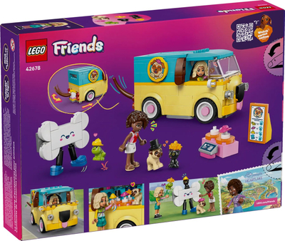 Set LEGO Friends Pet Accessories Van 42678, furgon lodër, shumëngjyrësh