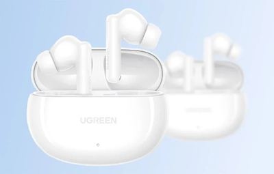 Kufje in ear Ugreen WS205 TWS, Bluetooth 5.4, Hybrid ANC, të zeza 2 copë