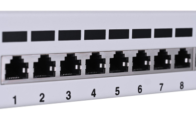 Panel patch Lanberg PPF6-9012-S, 1U 10", 12x RJ45 Cat.6, gri
