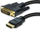 Kabllo HDMI - DVI-D, 3 m, e zezë