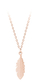 Qafore Troli Rose Gold Feather