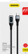 Кабел Dudao USB-C - Lightning, црн