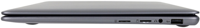 Laptop UMAX VisionBook 14WQ LTE, 14.1 ", Qualcomm Kryo 468, 4GB RAM, 128GB eMM, Qualcomm Adreno 618, gri